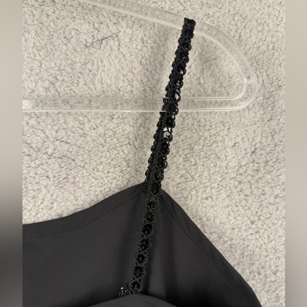 Liz Claiborne sequined little black dress size 12 cocktail dress prom - Picture 8 of 10
